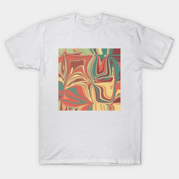 color mix, digital art, aesthetic minimalist digital art T-Shirt by MarJul